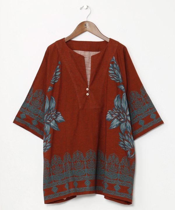 Men's Lotus Pattern Pullover