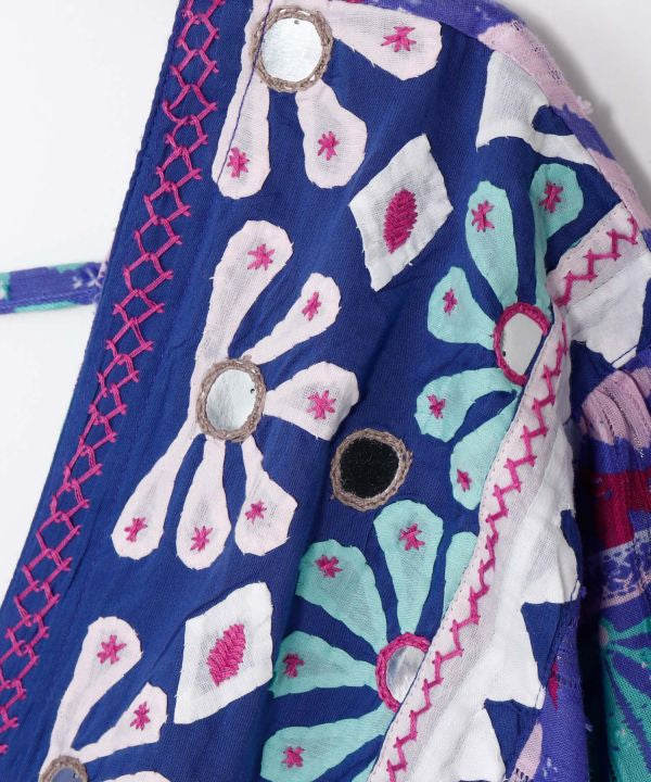 Ethnic Mirror Embroidered Dress