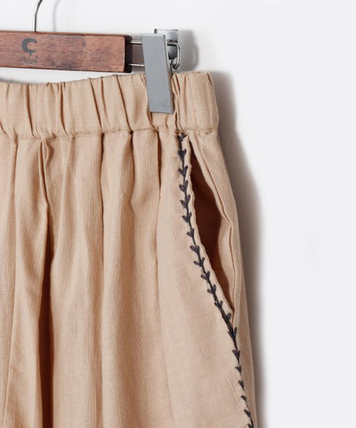 Ethnic Mirror Embroidered Pants