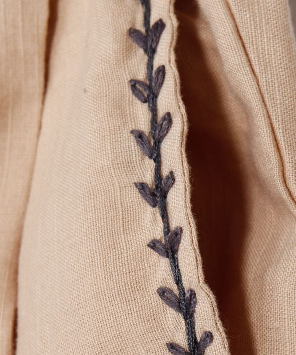 Ethnic Mirror Embroidered Pants