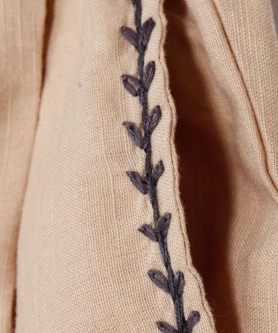 Ethnic Mirror Embroidered Pants