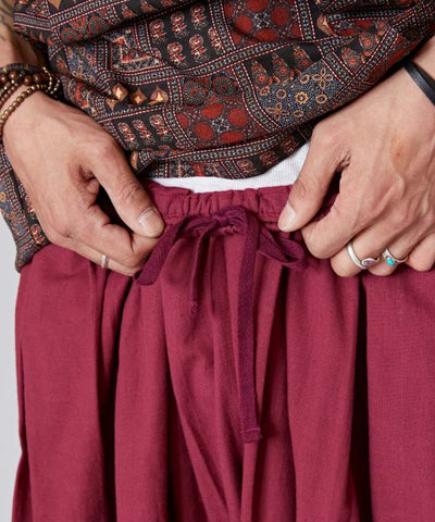 Ethnic Mirror Embroidered Work Pants