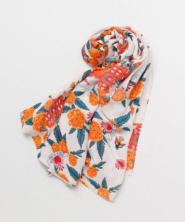 ผ้าห่อตัว Calavera สำหรับการเดินทางพร้อมป้องกันรังสี UV