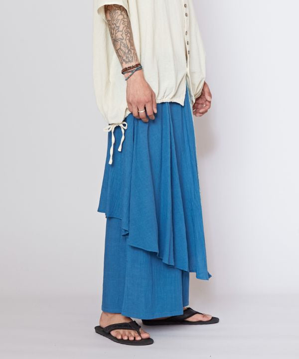 Men's Asymmetric Wide Leg Pants