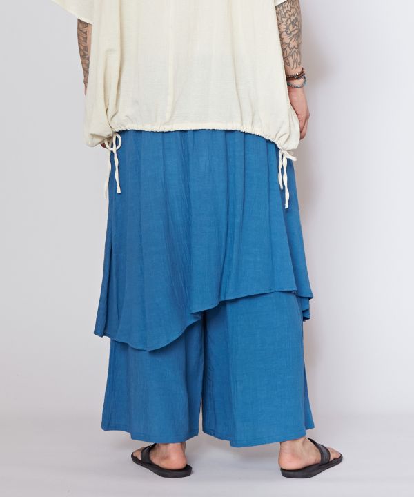Men's Asymmetric Wide Leg Pants
