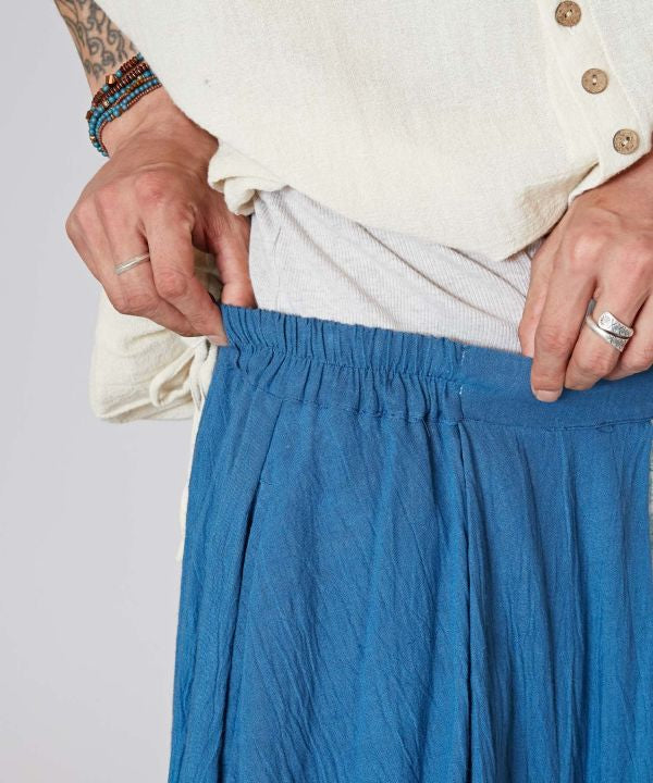 Men's Asymmetric Wide Leg Pants