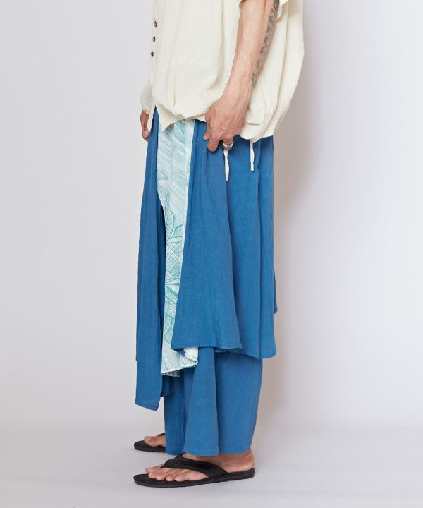 Men's Asymmetric Wide Leg Pants