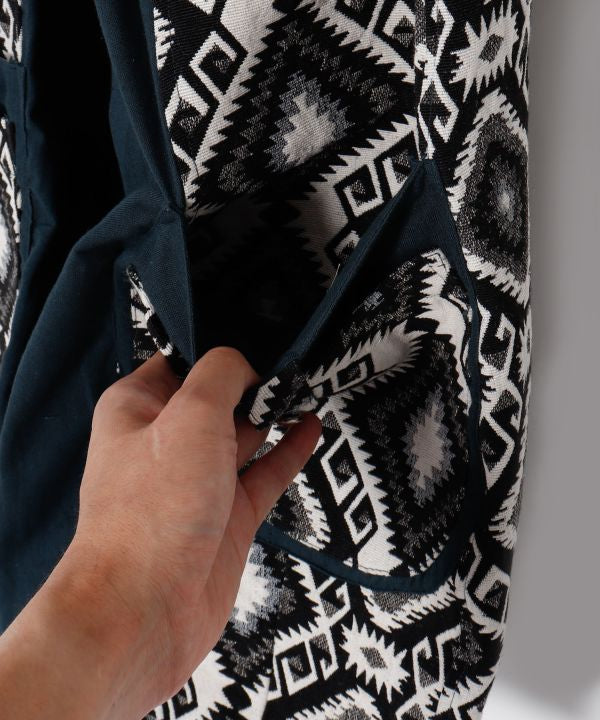 Jacquard Patchwork Shorts