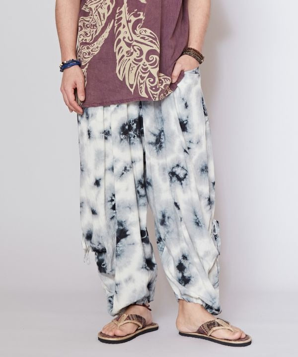 Unisex Tie Dye Harem Pants