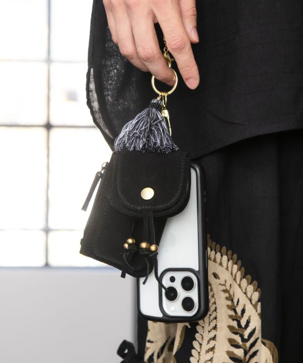 Suede Leather Small Pouch