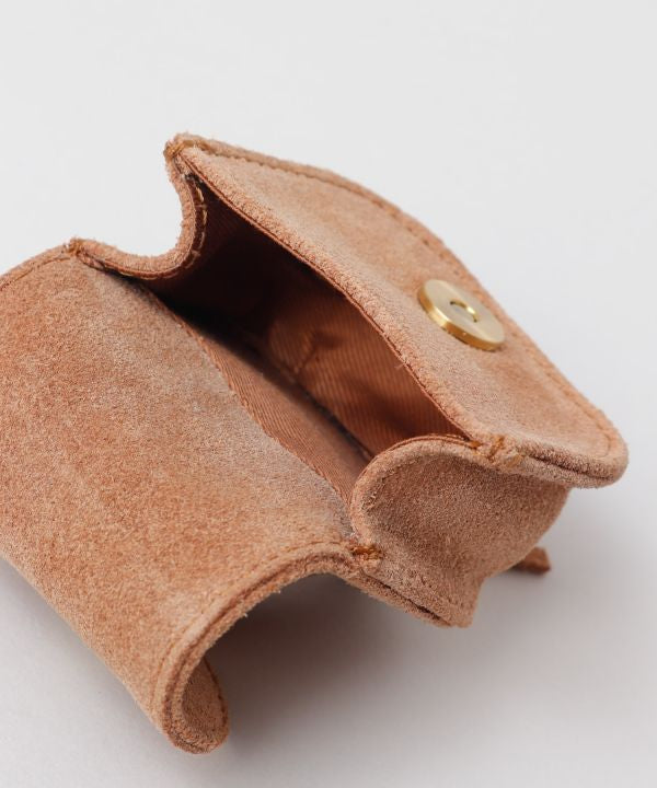 Suede Leather Small Pouch