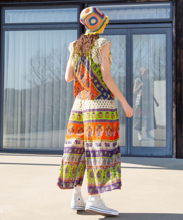 Earthy Tone Bohemian Top