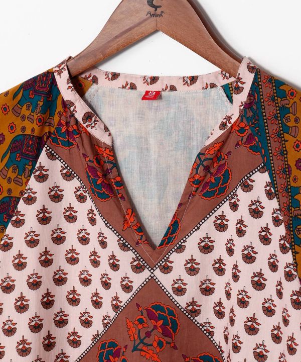 Earthy Tone Bohemian Dress