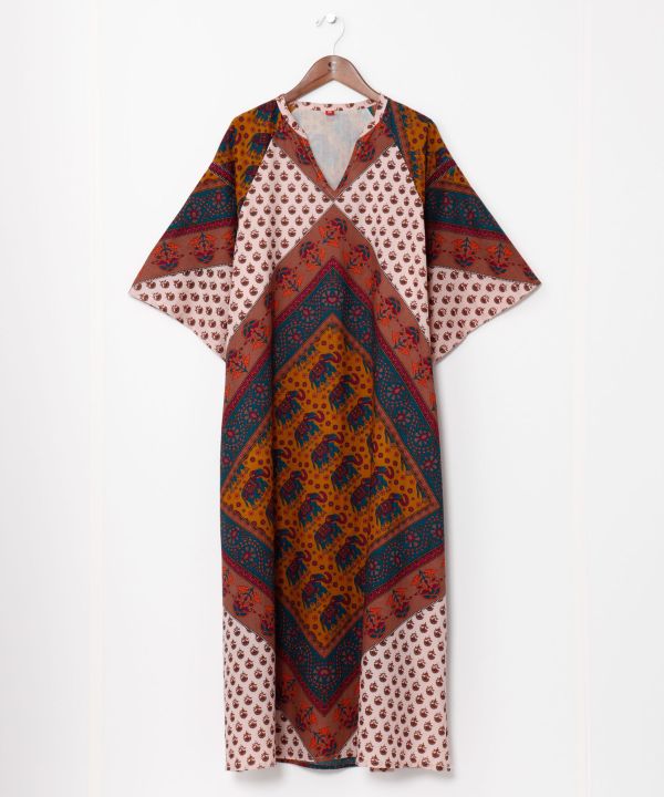 Earthy Tone Bohemian Dress