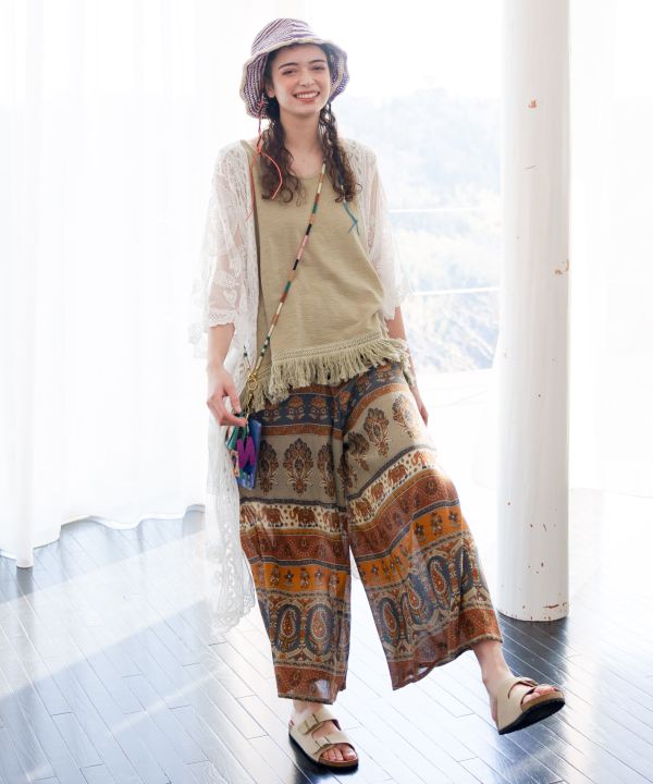 Earthy Tone Bohemian Pants