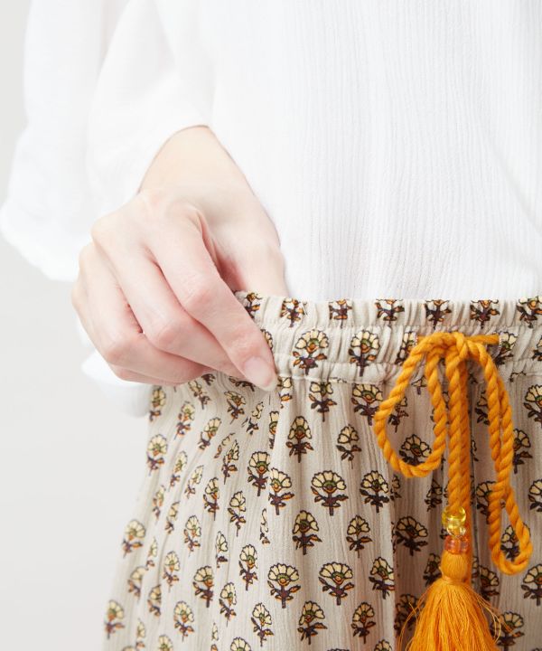 Earthy Tone Bohemian Pants by AMINA - Ametsuchi