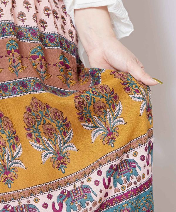 Earthy Tone Bohemian Skirt