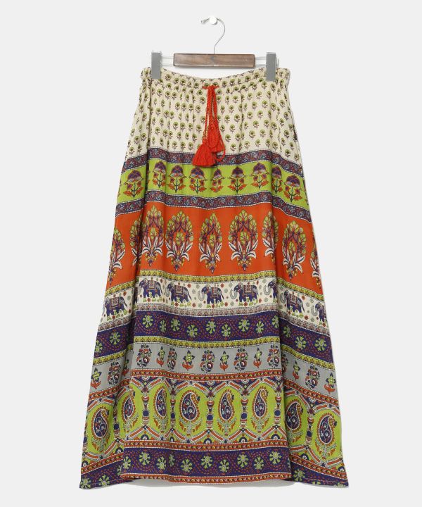 Earthy Tone Bohemian Skirt