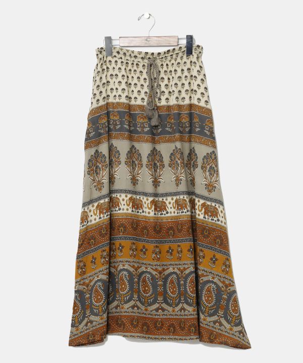Earthy Tone Bohemian Skirt