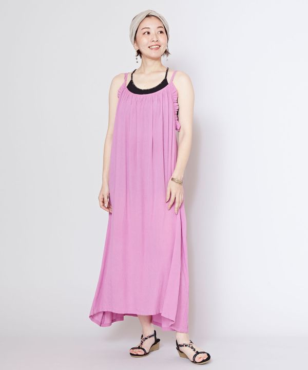 Rayon Crepe Camisole Dress