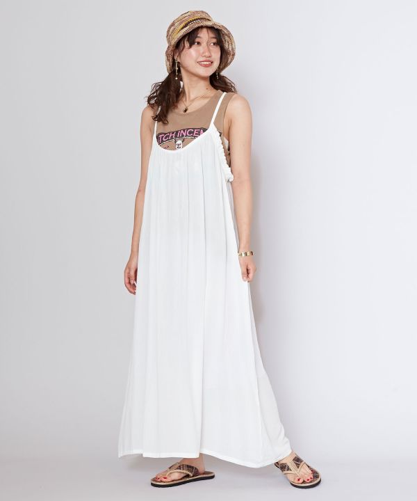 Gaun Kamisol Rayon Crepe