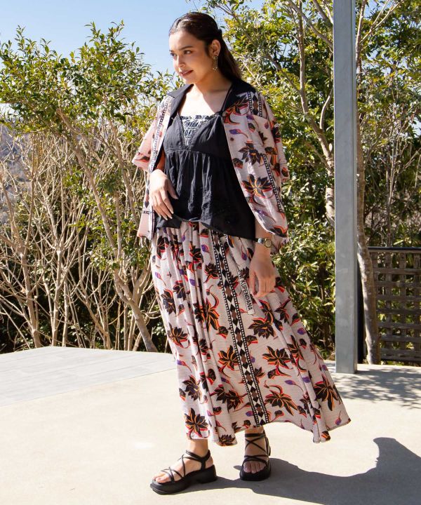 African Inspired Open Collar Shirt