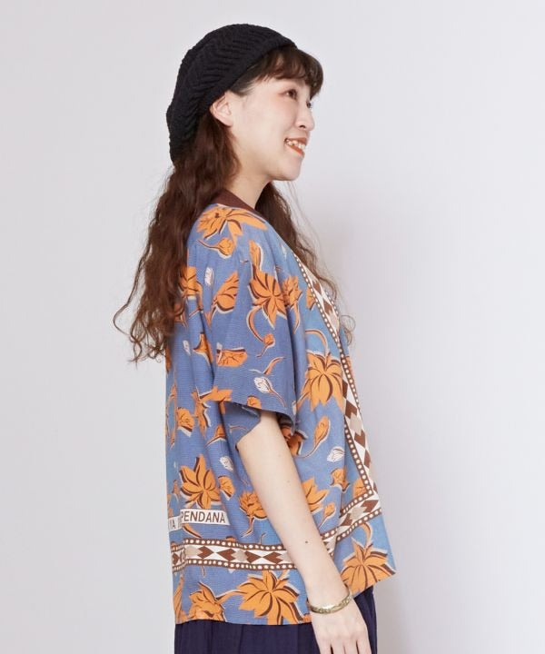 African Inspired Open Collar Shirt