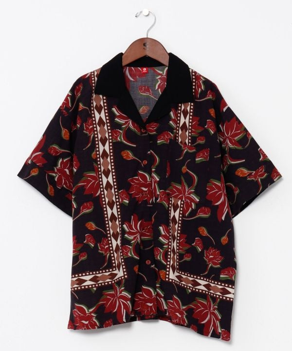 African Inspired Open Collar Shirt