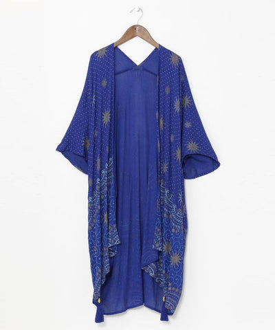 UV Protection Stained Glass Pattern Kimono