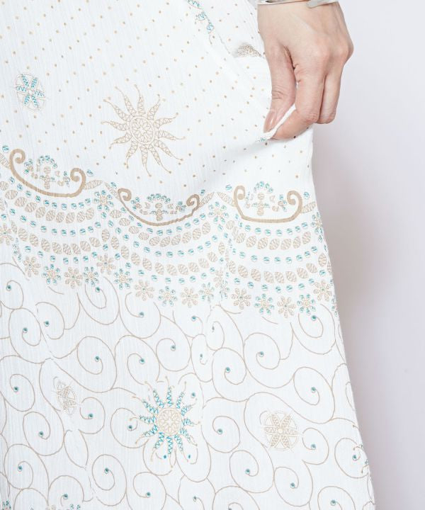 UV Protection Stained Glass Pattern Kimono