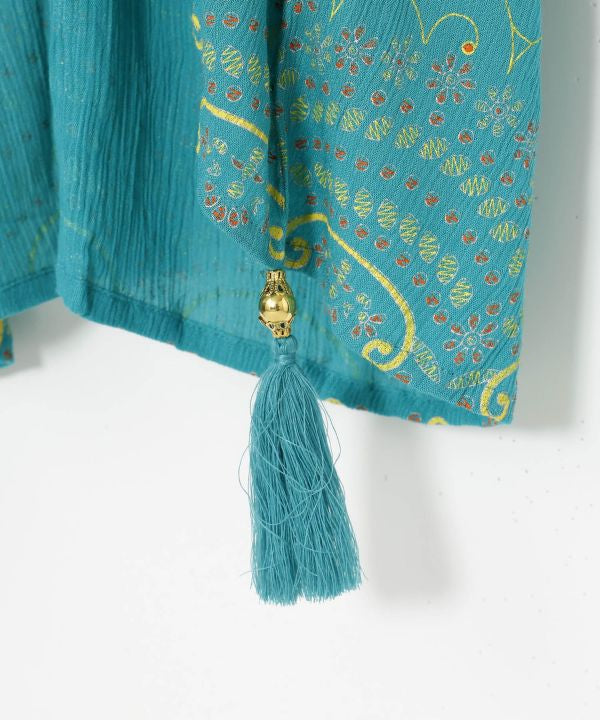 UV Protection Stained Glass Pattern Kimono