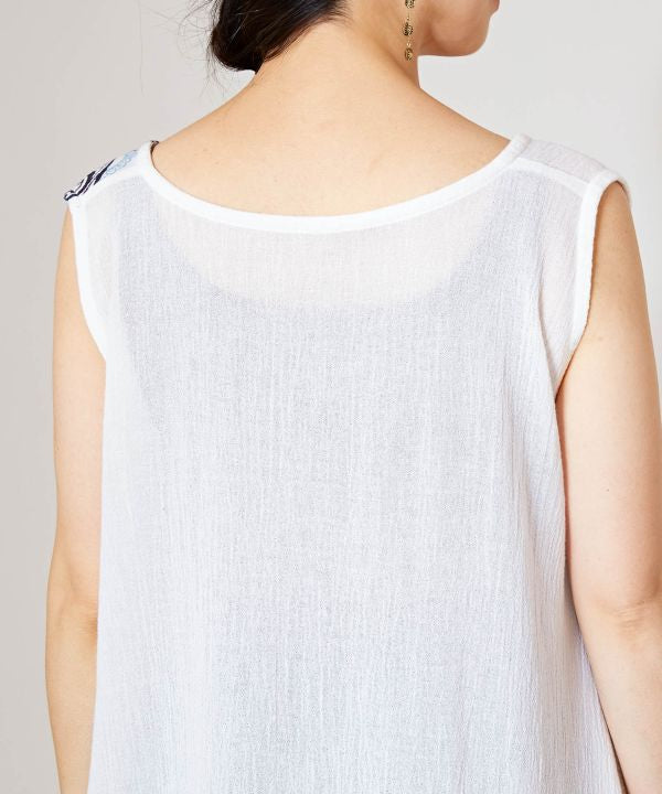 Lightweight Indian Cotton Hi-Low Dress