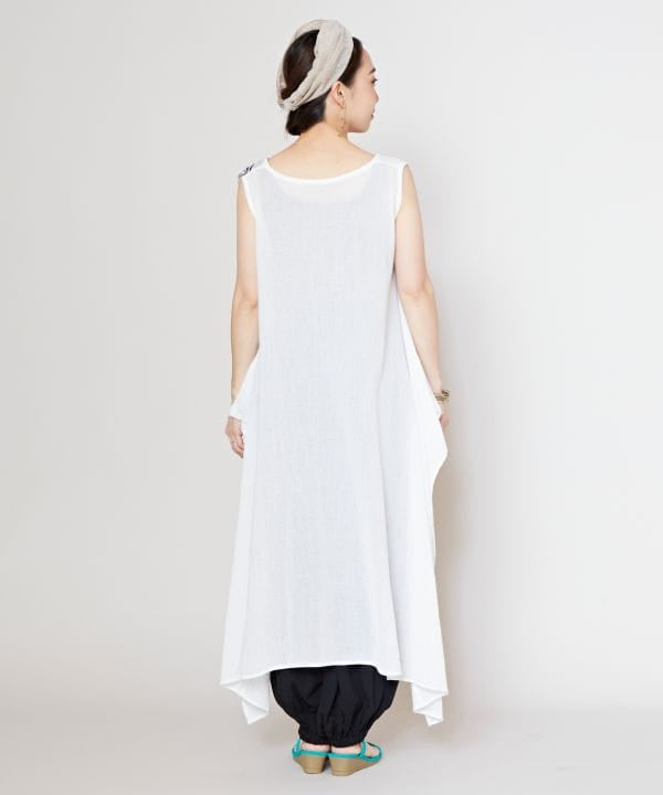 Lightweight Indian Cotton Hi-Low Dress