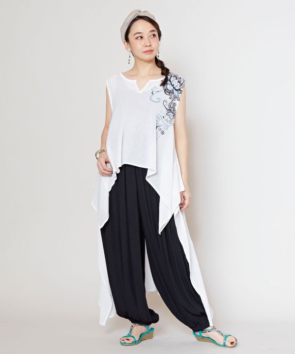 Gaun Katun India Ringan Hi-Low