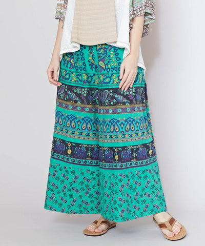 Sanganeri Print Wide Leg Pants