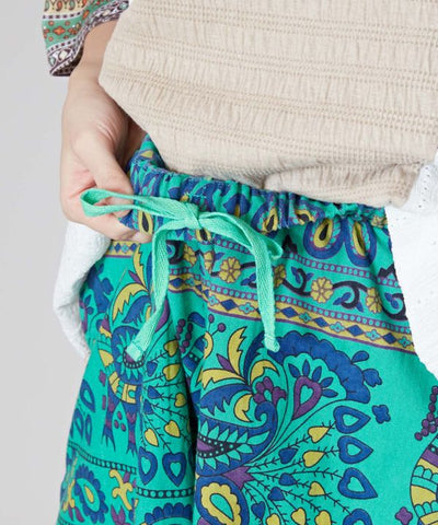 Sanganeri Print Wide Leg Pants