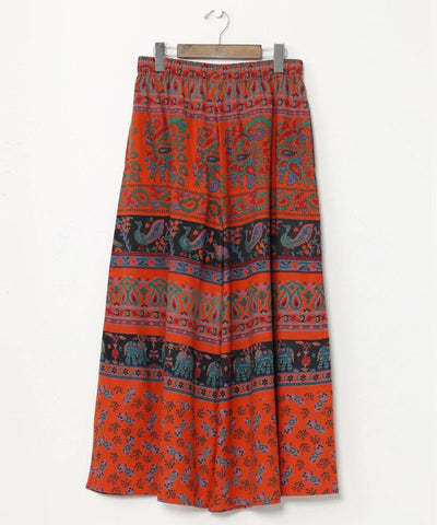 Sanganeri Print Wide Leg Pants