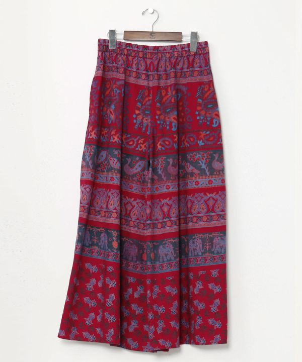 Celana Kaki Lebar Motif Sanganeri