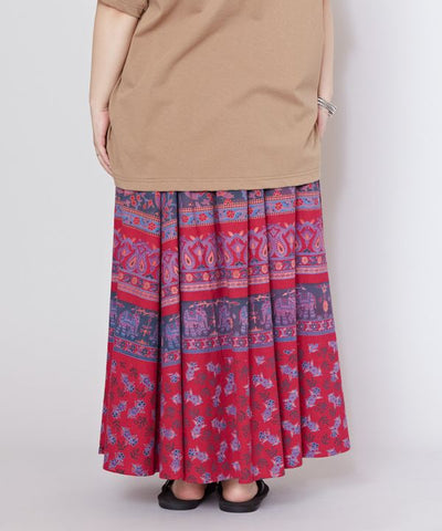 Sanganeri Print Skirt