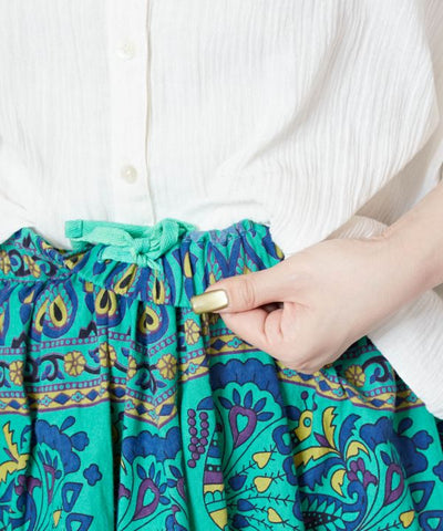 Sanganeri Print Skirt