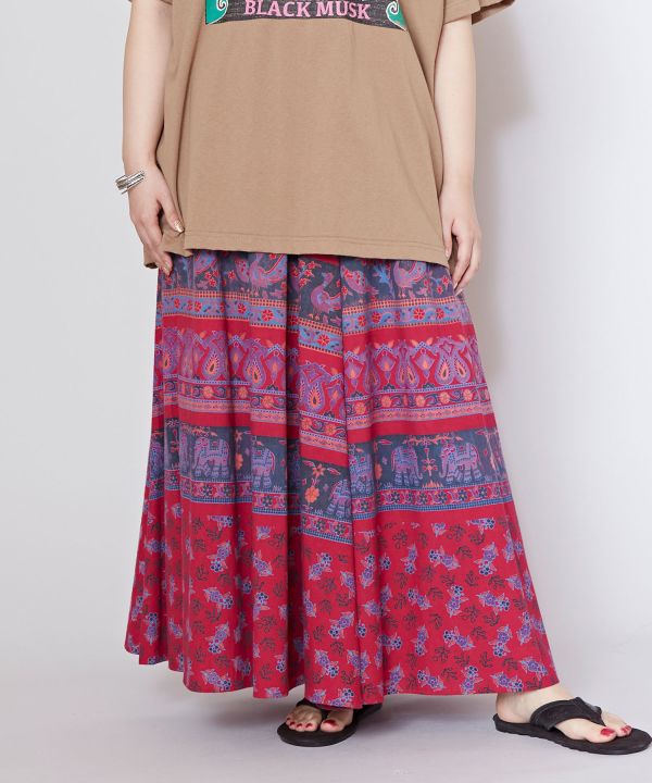 Sanganeri Print Skirt
