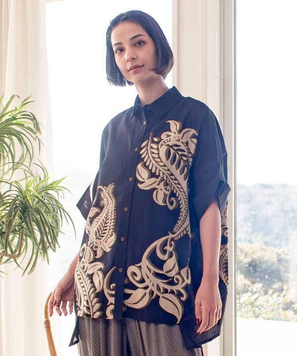 Paisley Print Cotton Shirt