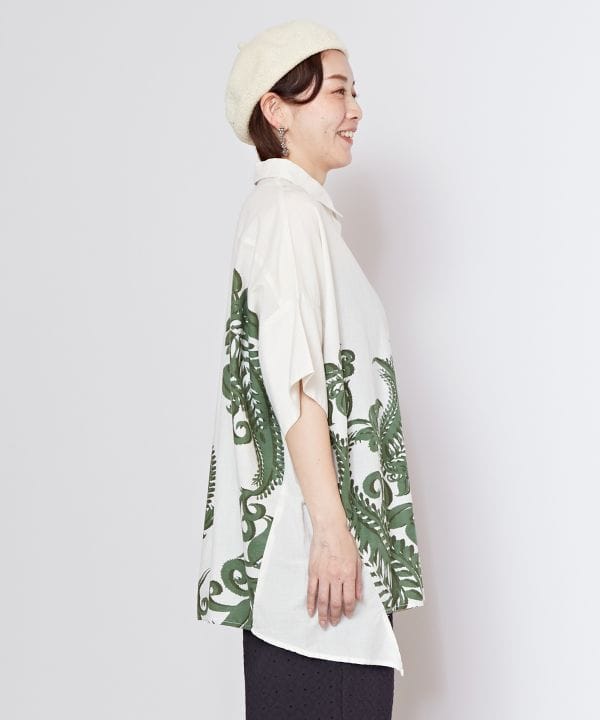 Paisley Print Cotton Shirt