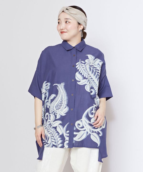 Paisley Print Cotton Shirt