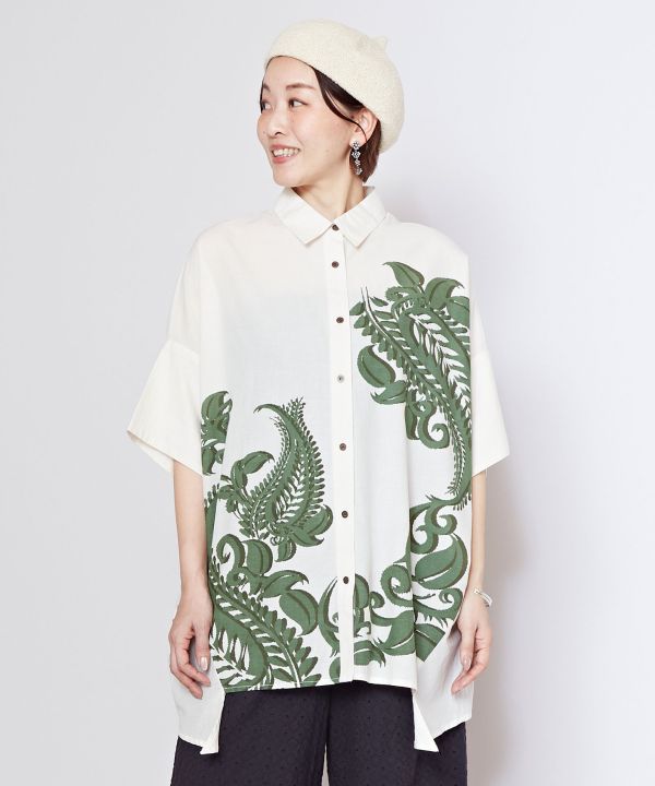 Paisley Print Cotton Shirt