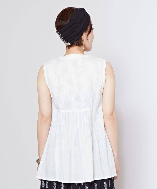 Cotton Rayon Summer Sleeveless Top