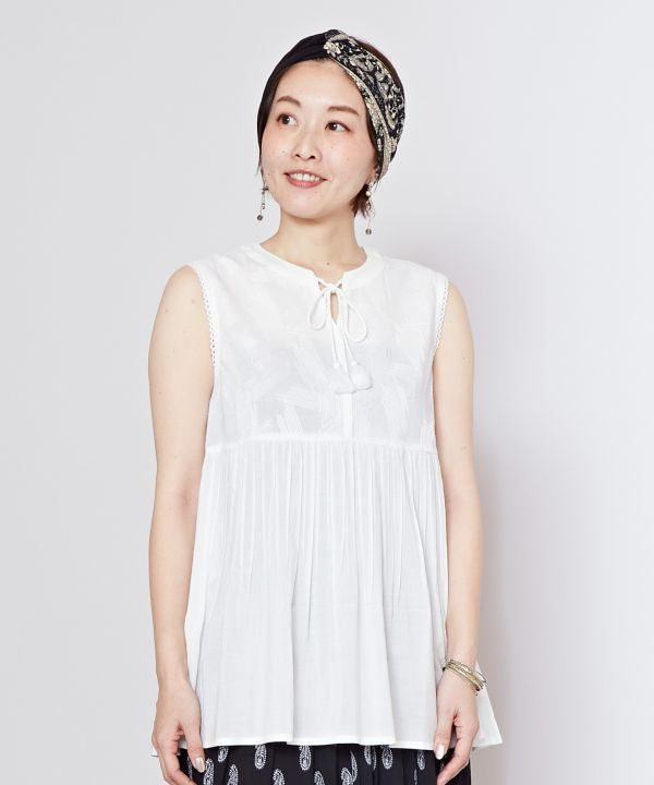 Cotton Rayon Summer Sleeveless Top