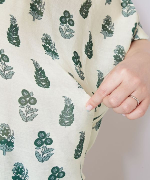 Bagru Print Pattern Pullover