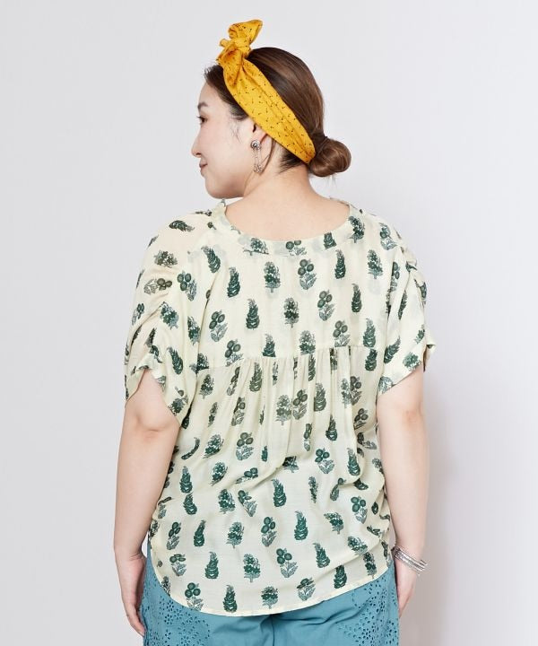 Bagru Print Pattern Pullover