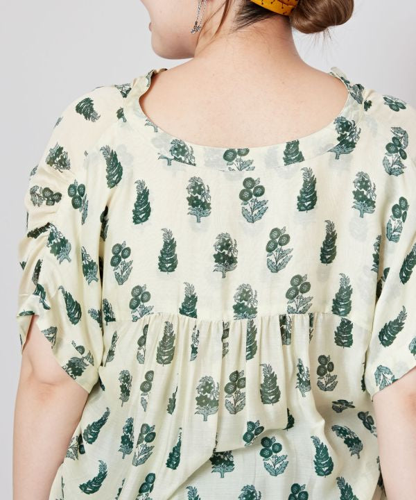 Bagru Print Pattern Pullover